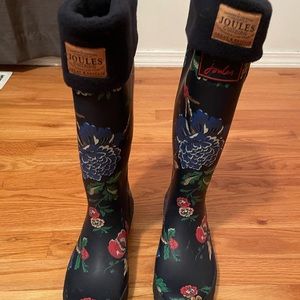 Joules tall rain boots